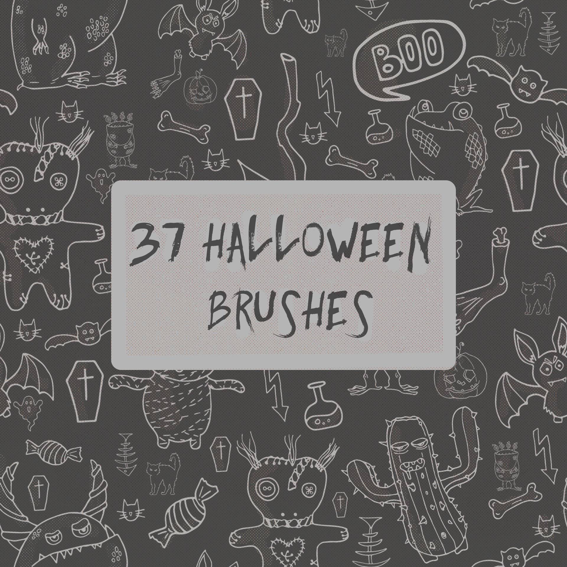 37 Halloween Brushes