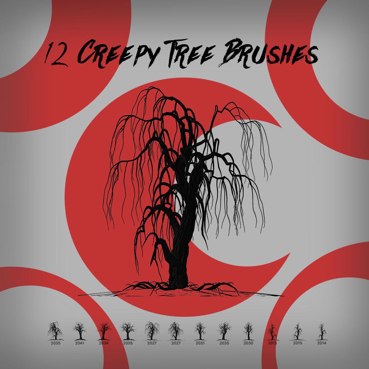 12 Creepy Tree Brushes