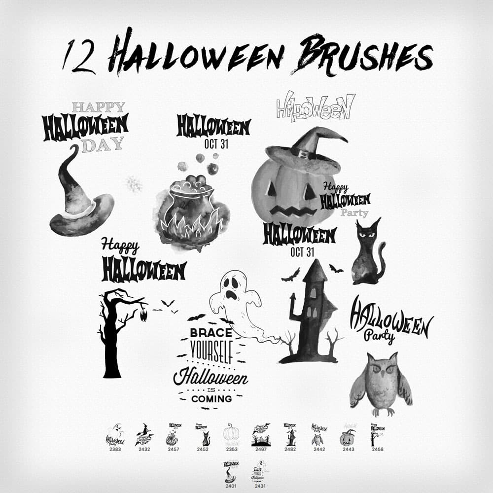 12 Halloween Symbols