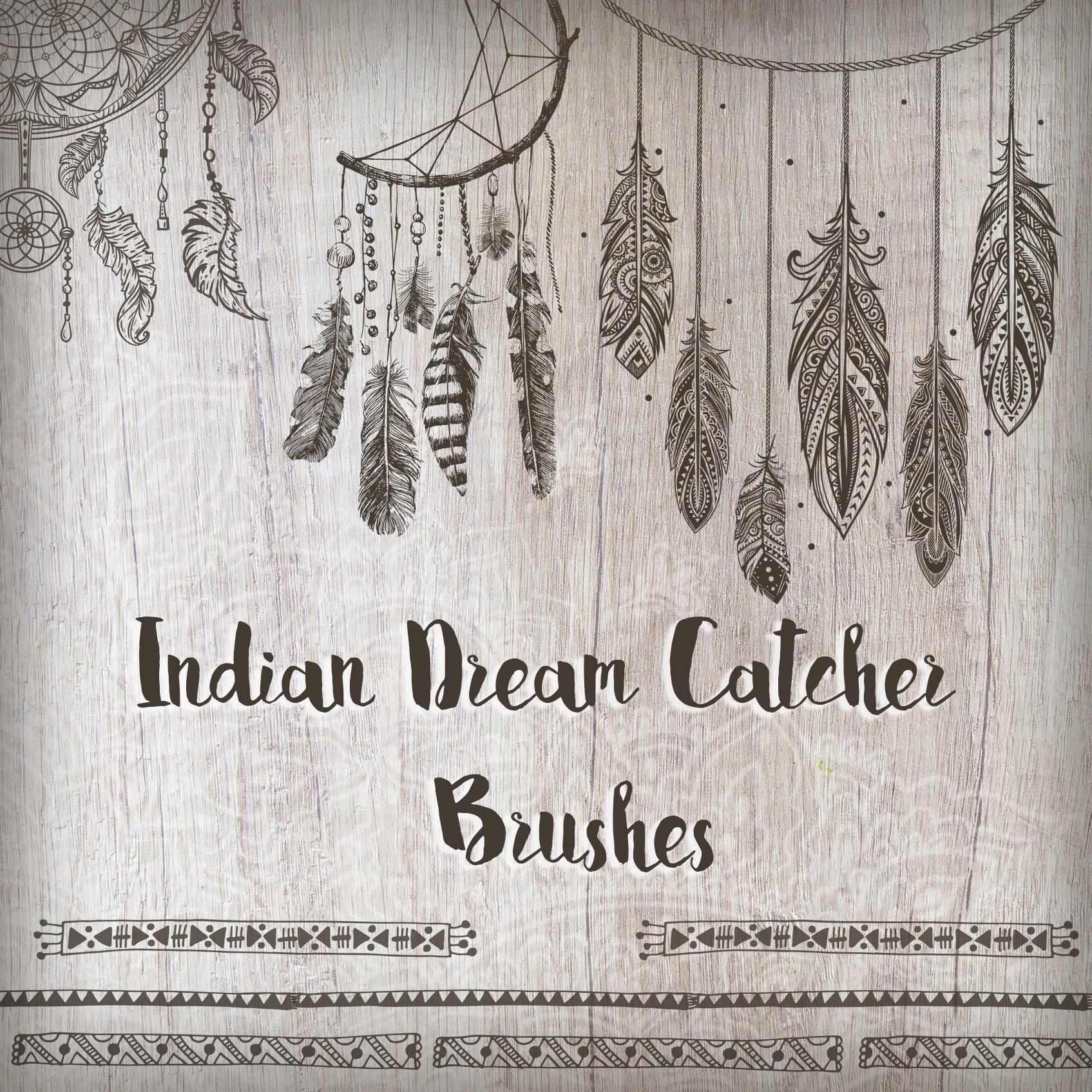 Indian Dream Catcher Brushes