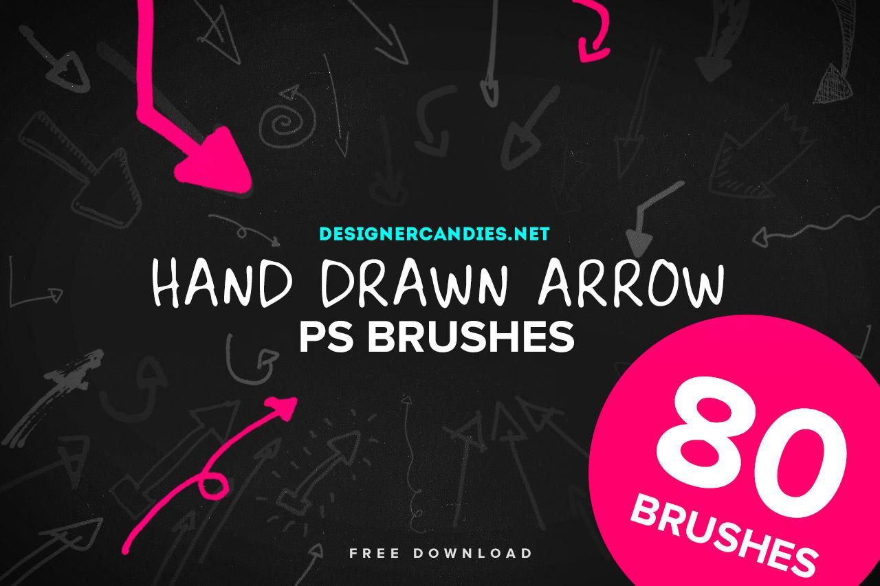 80 Hand Drawn Arrows PS Brushes