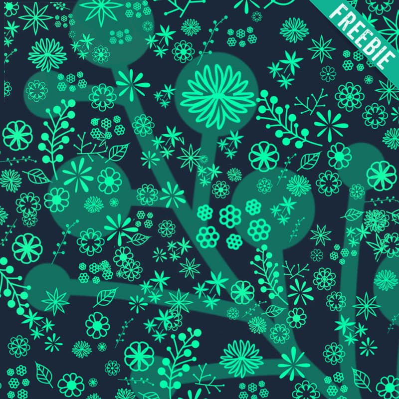 18 Floral Brushes