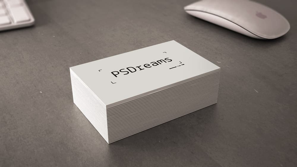 PSD Business Card Free Mockup
