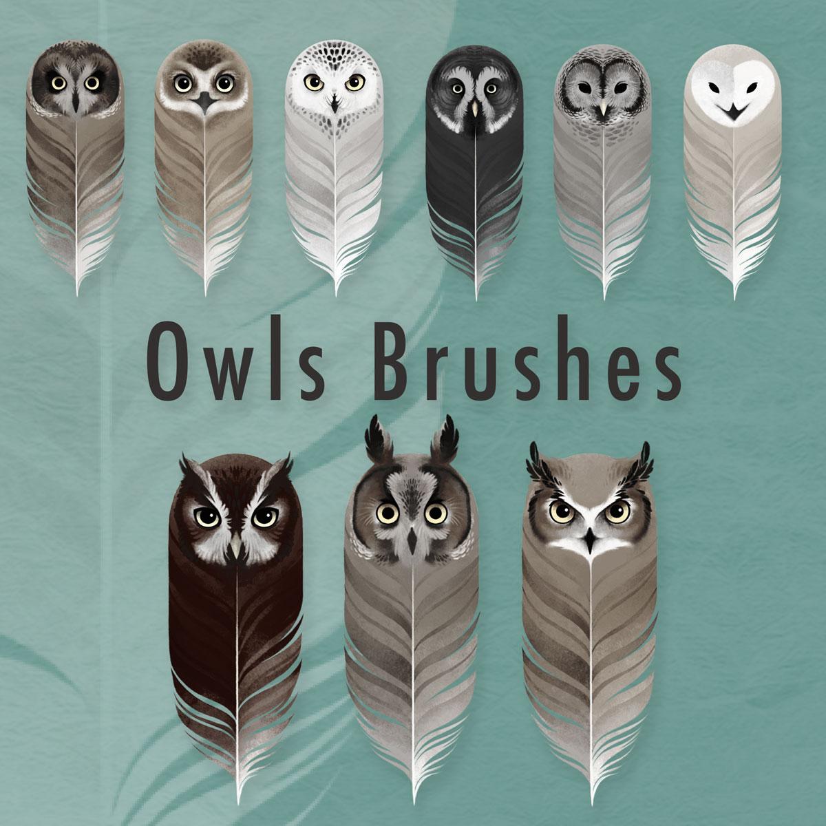 9 Owls Brushes