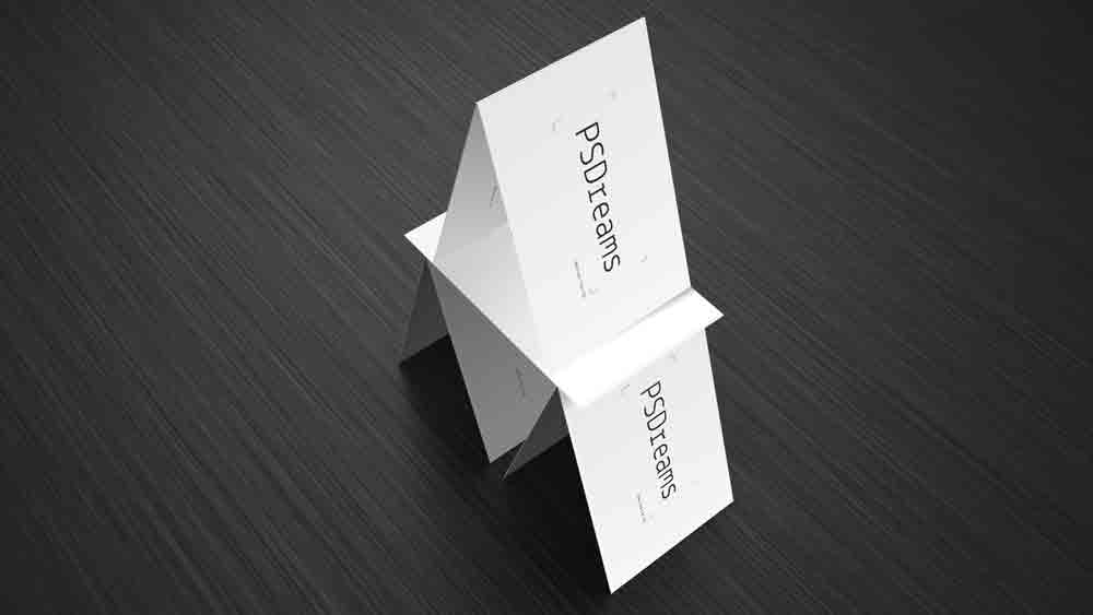 Pyramid of Business Cards