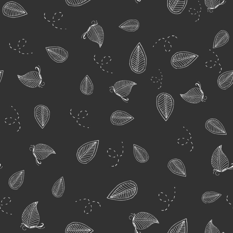 Doodle Leaves Patterns - Schematic
