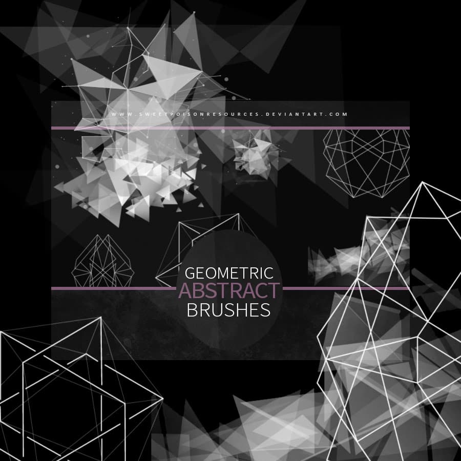 Geometric Abstract Brushes - Preview 1