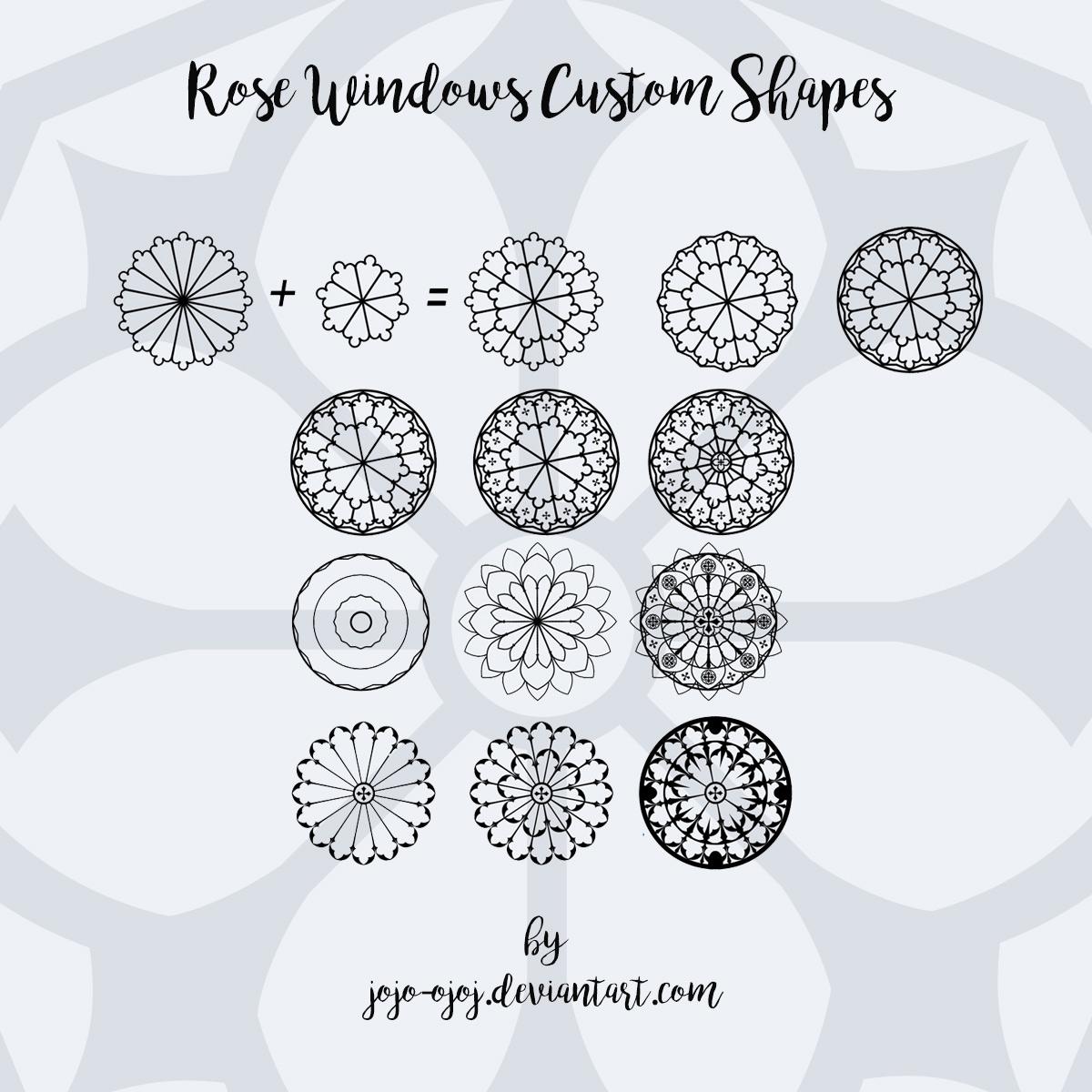 Rose Windows Shapes
