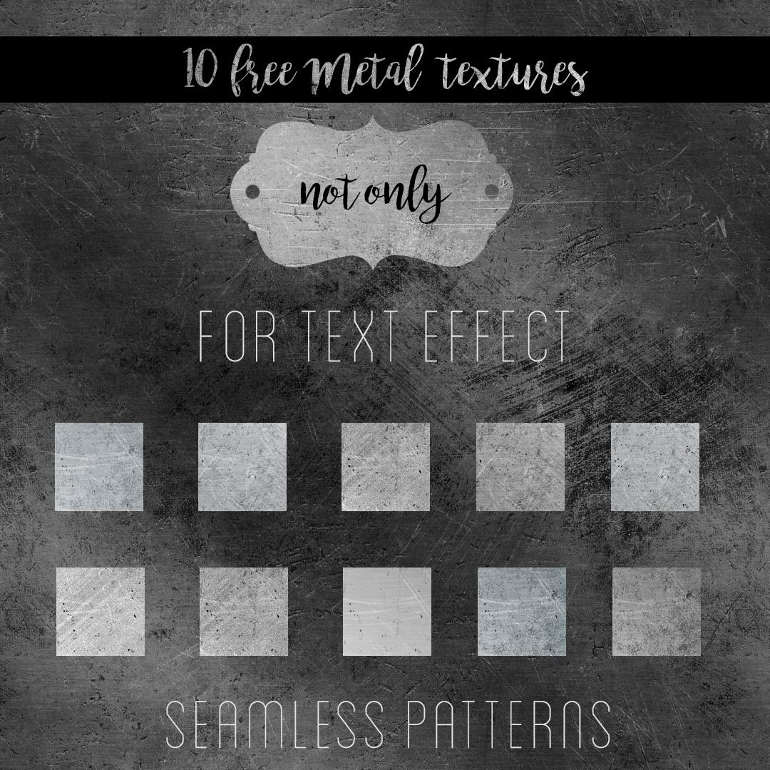 10 Seamless Metal Patterns