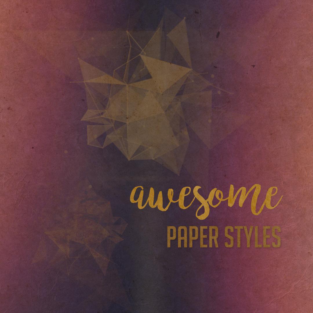 15 Old Paper Photoshop Styles