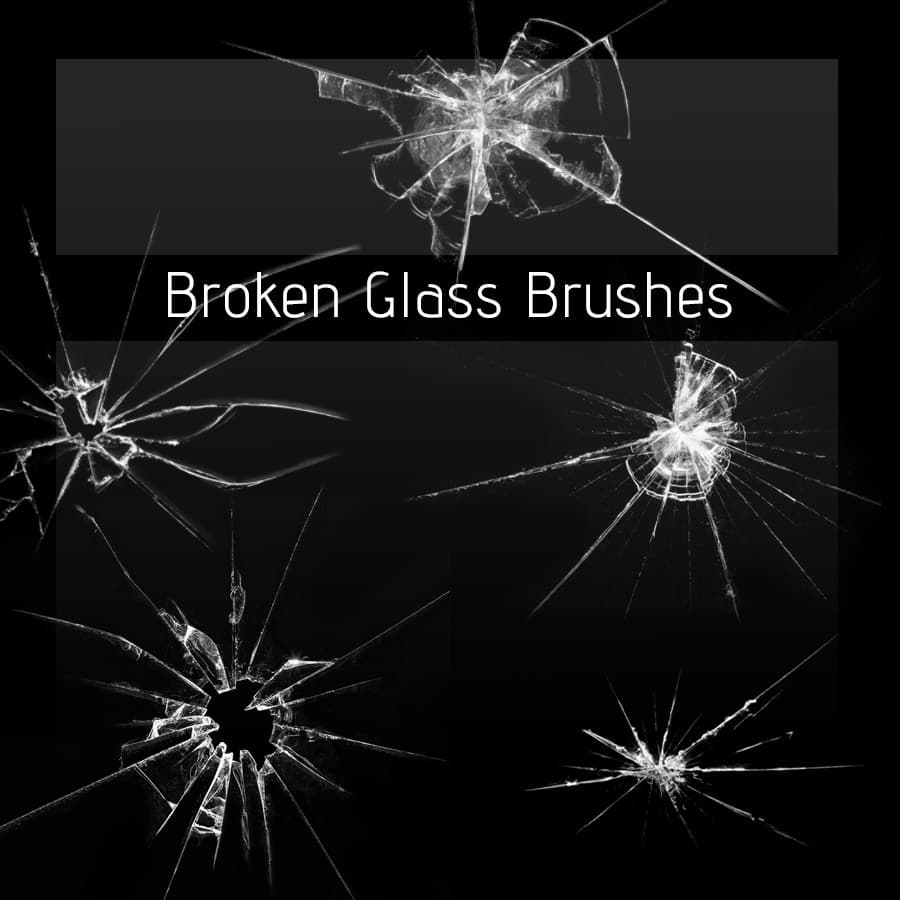 Broken Glass Brushes