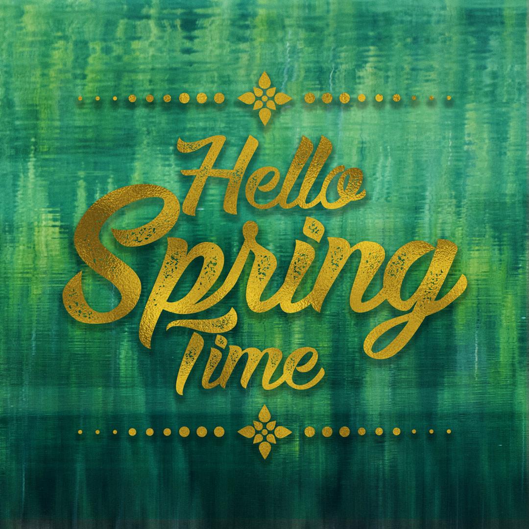 5 Spring Badge in Free PSD