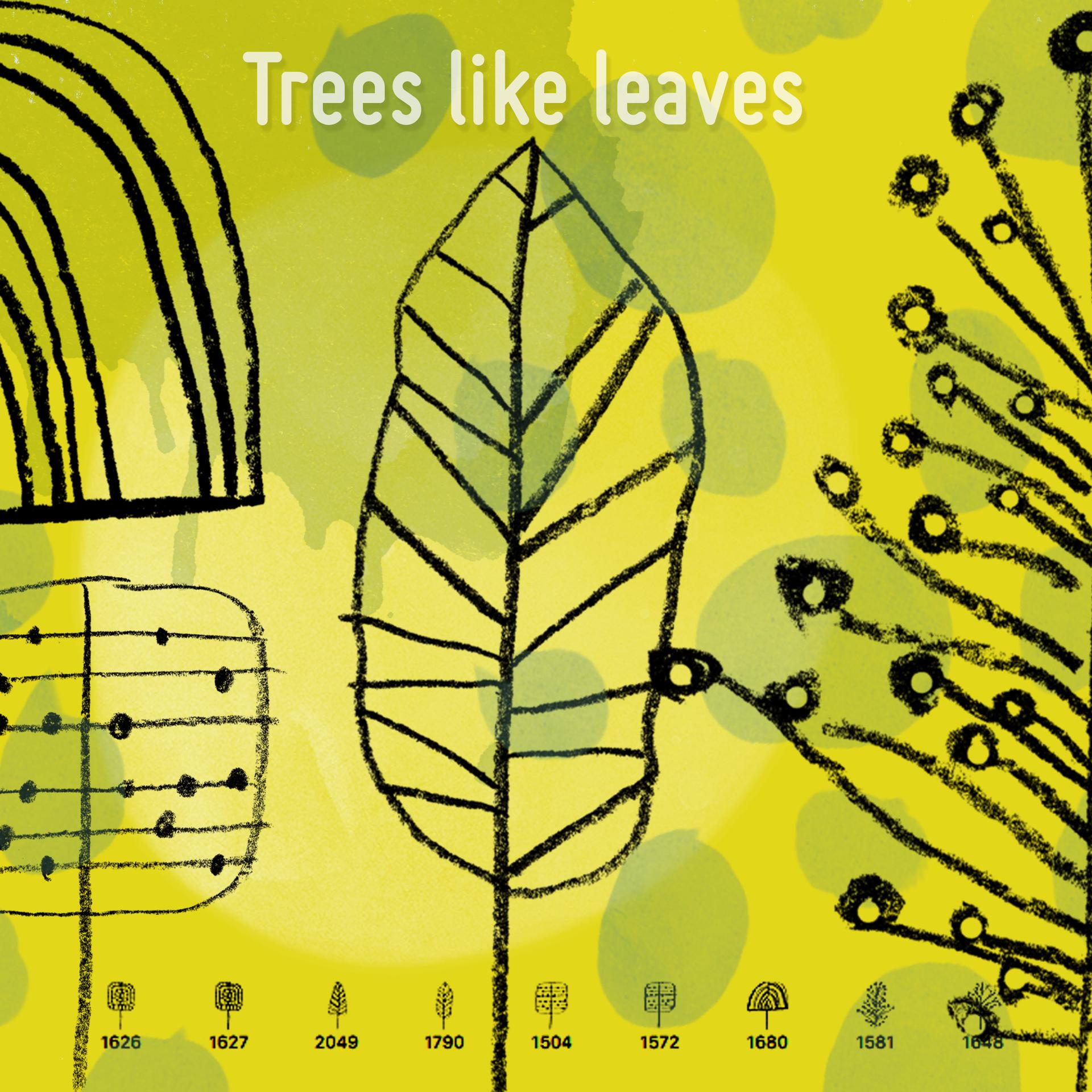 Doodle Trees Like Leaves