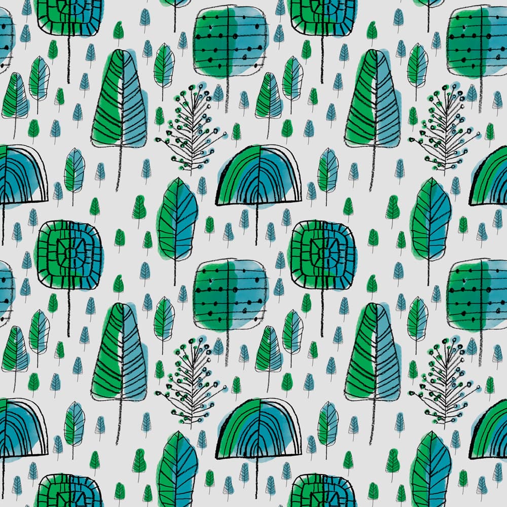 Doodle Forest Patterns - Schematic