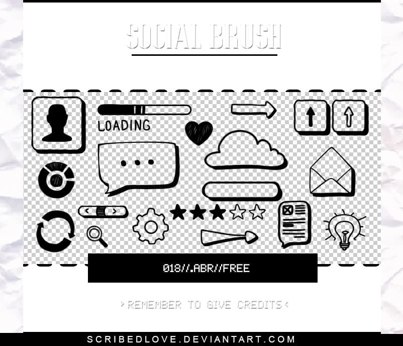 Social Ui Brushes
