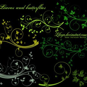 Leaves and Butterflies