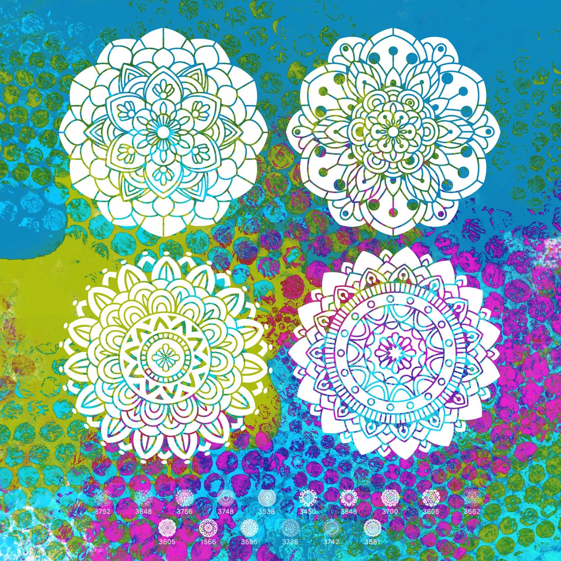 16 Mandala Brushes