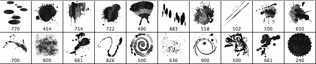 20 Splatter Brushes - Schematic