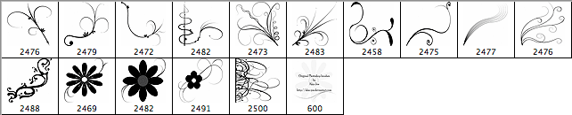 Swirl and Flower Brushes - Schematic