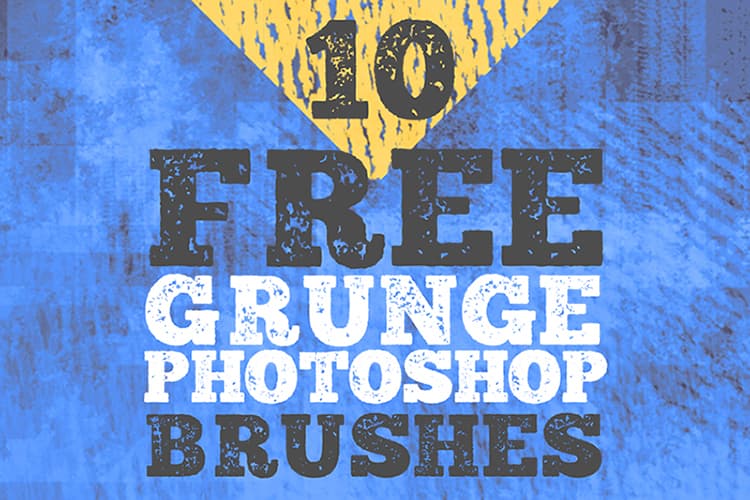 Free Photoshop Grunge Brushes by FixThePhoto