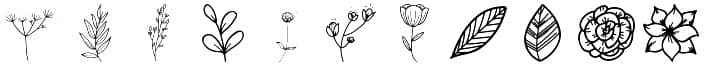 Floral Custom Shapes - Schematic