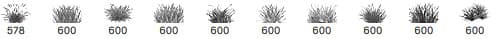 Free Photoshop Grass Brushes by FixThePhoto - Schematic