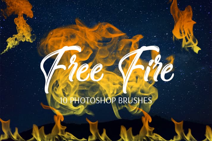 Free Photoshop Fire Brushes by FixThePhoto