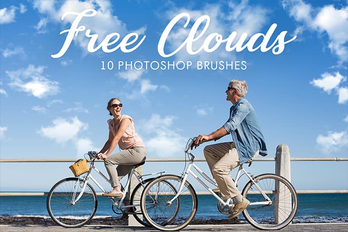 10 Free Realistic Cloud Photoshop Brushes