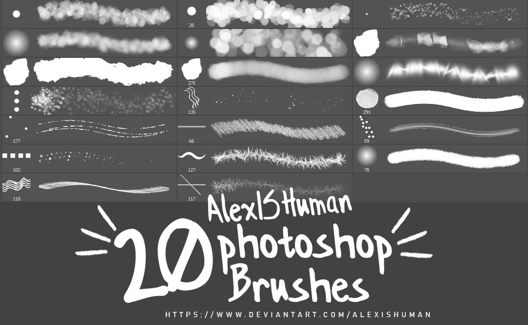 20 Free Photoshop Brushes