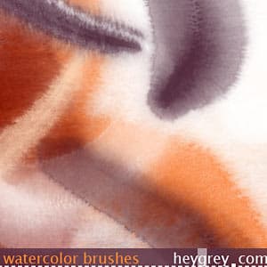Soft Furry Watercolor Brushes