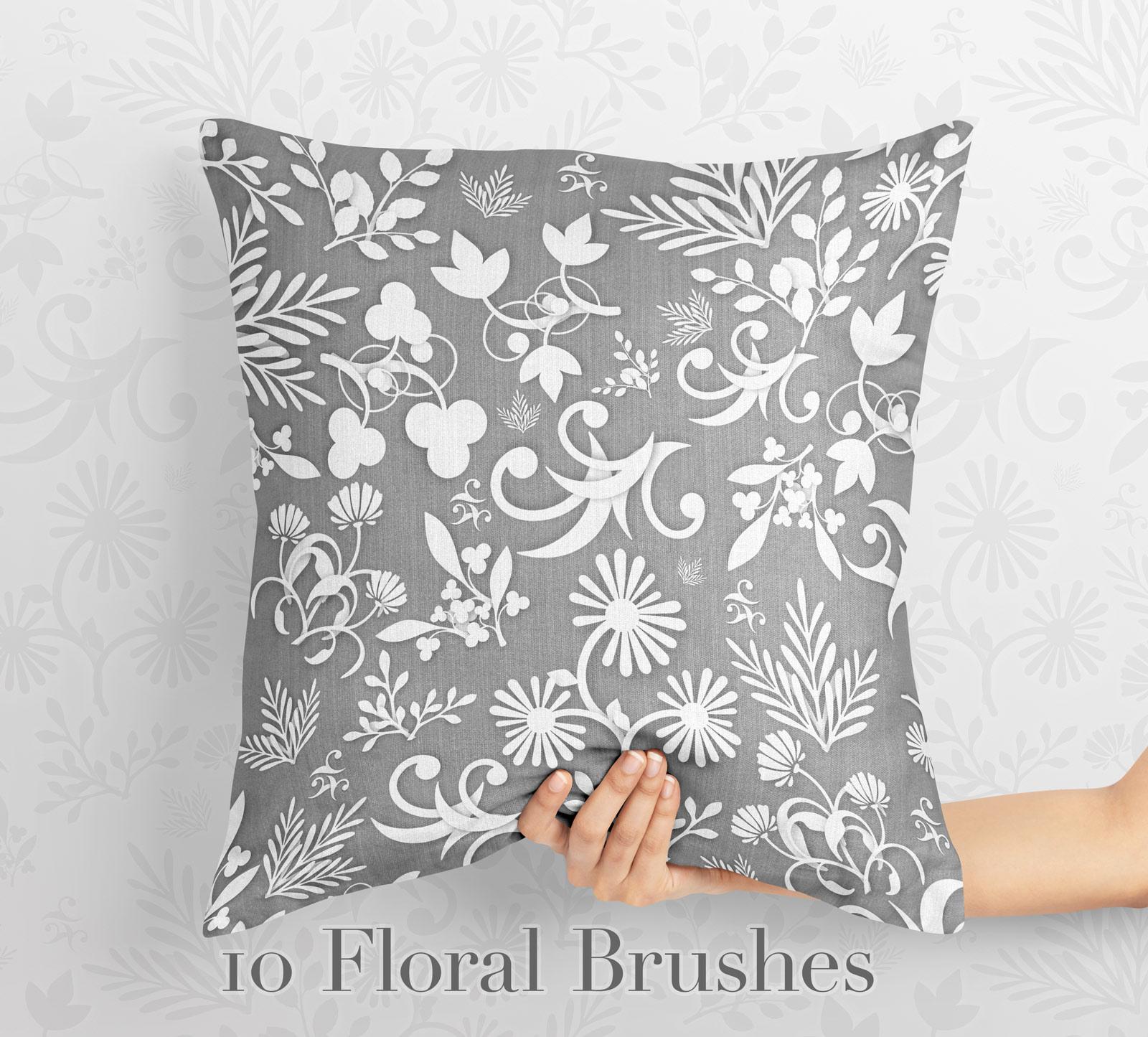 10 Floral Brushes