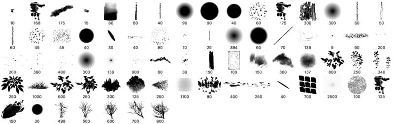 Photoshop Brushes for digital painting - Schematic