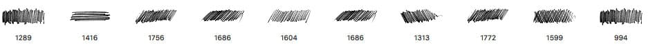 10 Free Pencil PS Brushes - Schematic