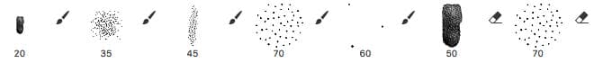 Pencil Brushes - Schematic