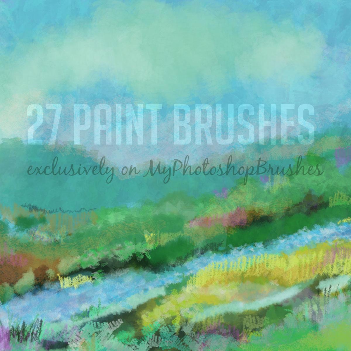 27 Free Paint Brushes - Preview 1