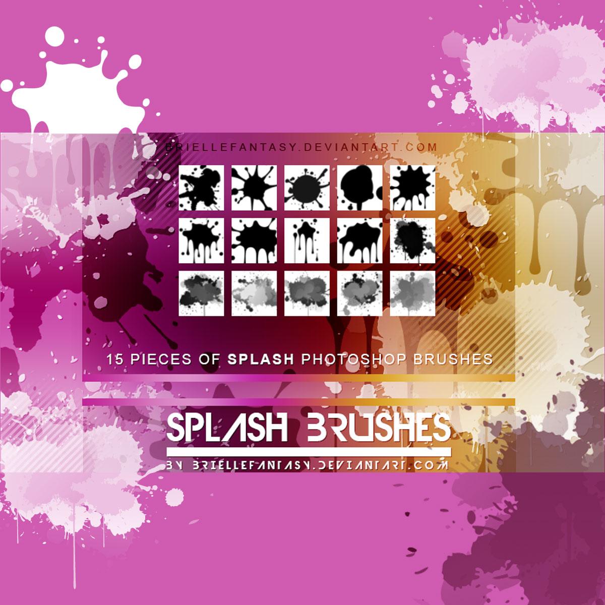 15 Splash Brushes