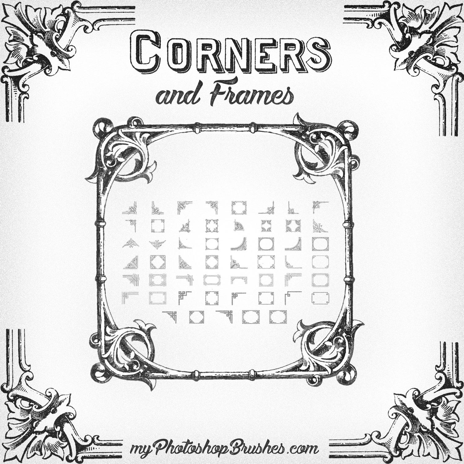 Frames and Corners Brushes