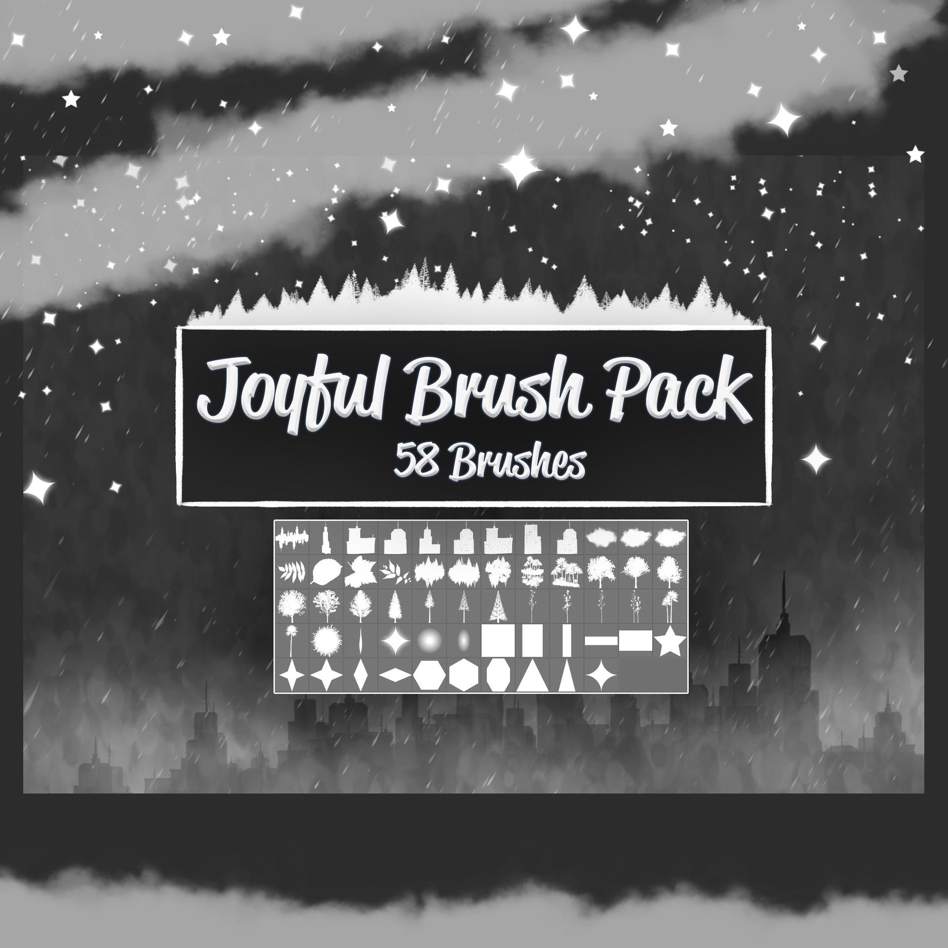 58 Joyful Brushes