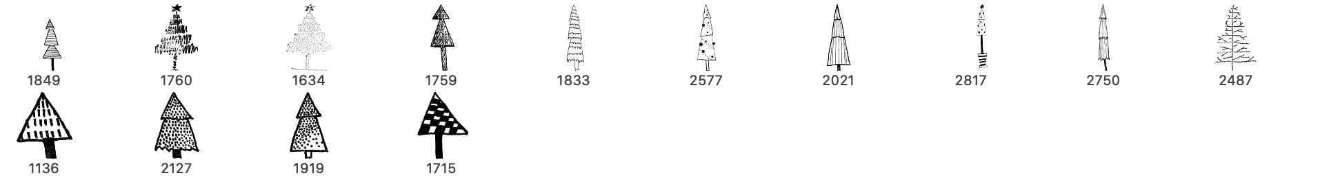 Christmas Tree Free Brushes - Schematic