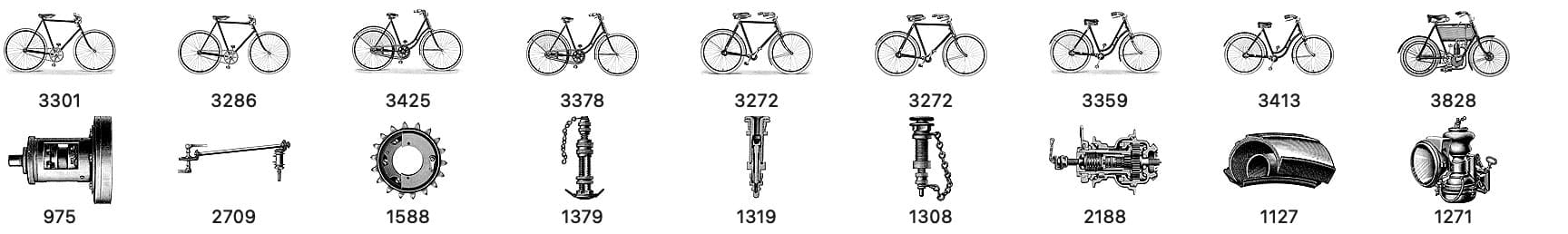 18 Bike Brushes - Schematic