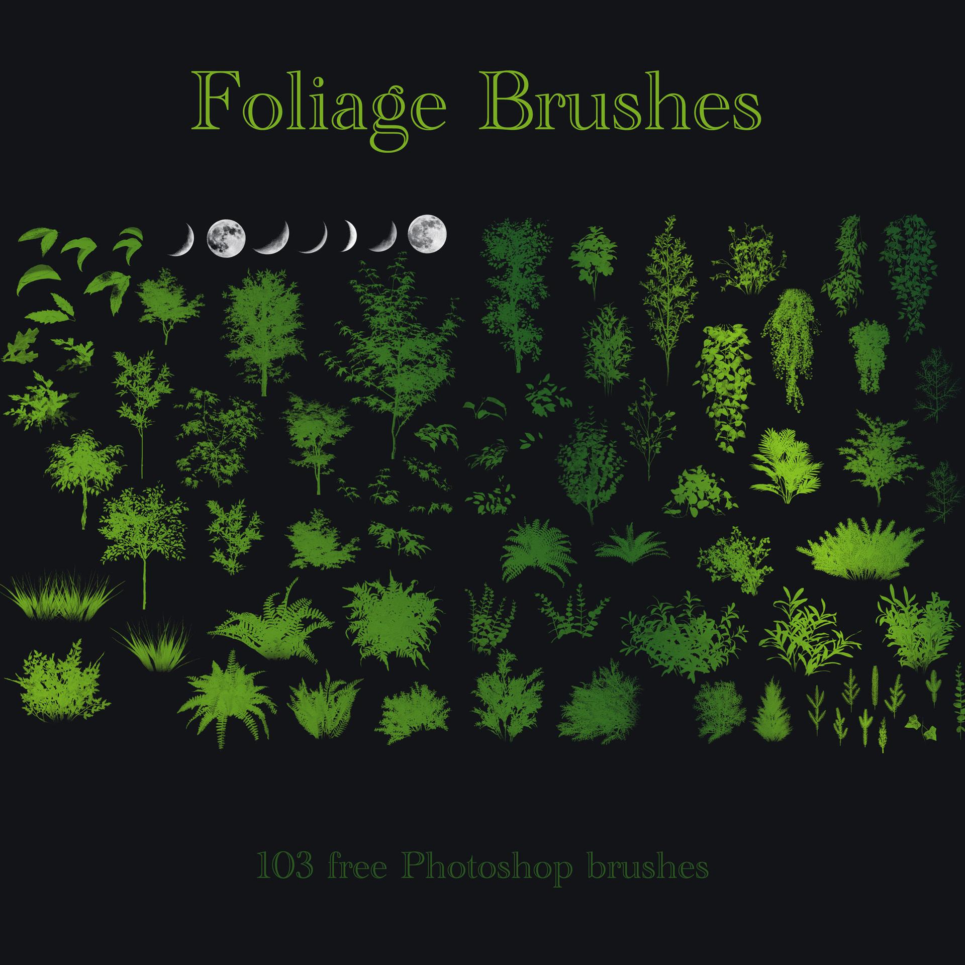103 Free Foliage Brushes