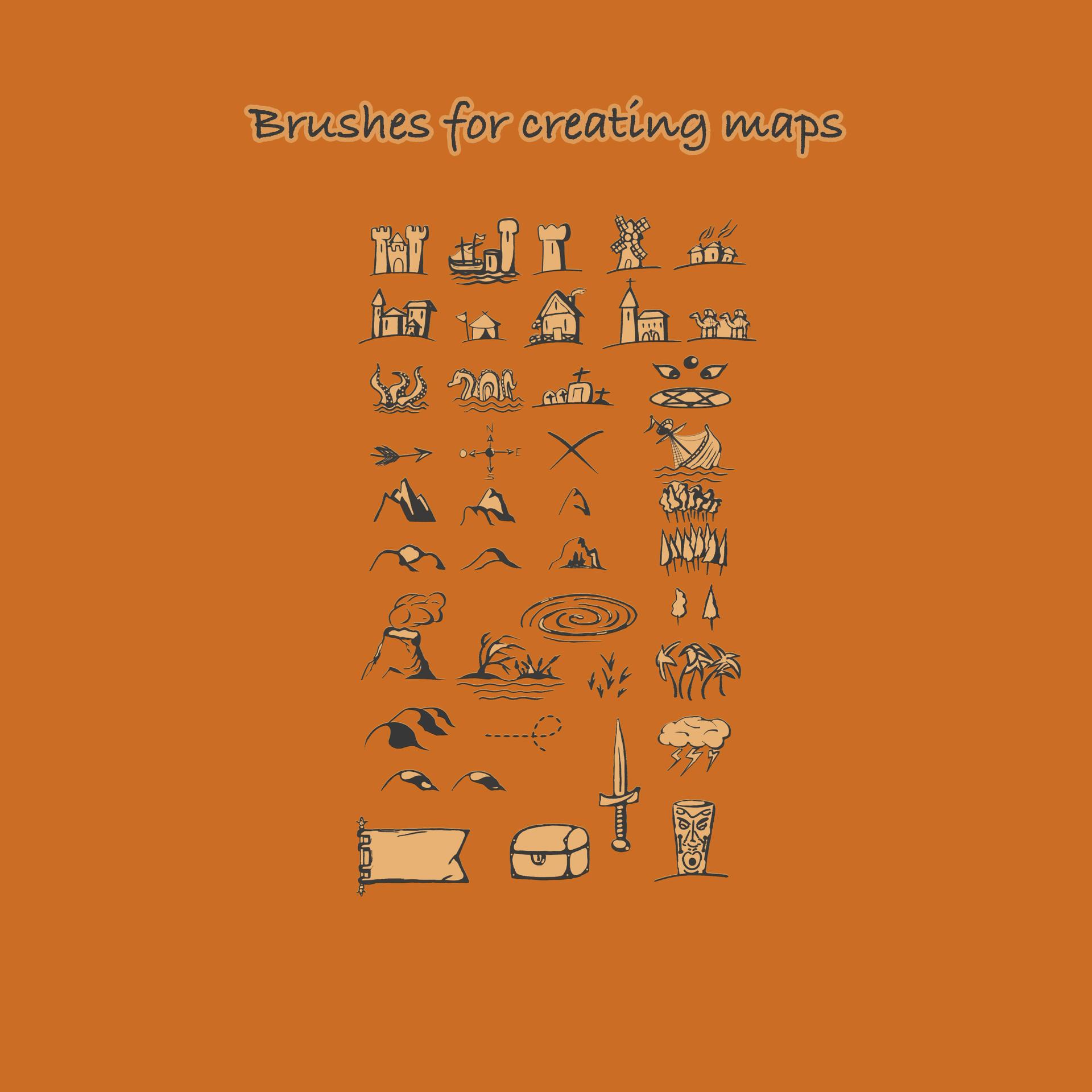 Free Brushes for Creating Maps