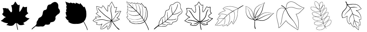 Leaves Custom Shapes - Schematic