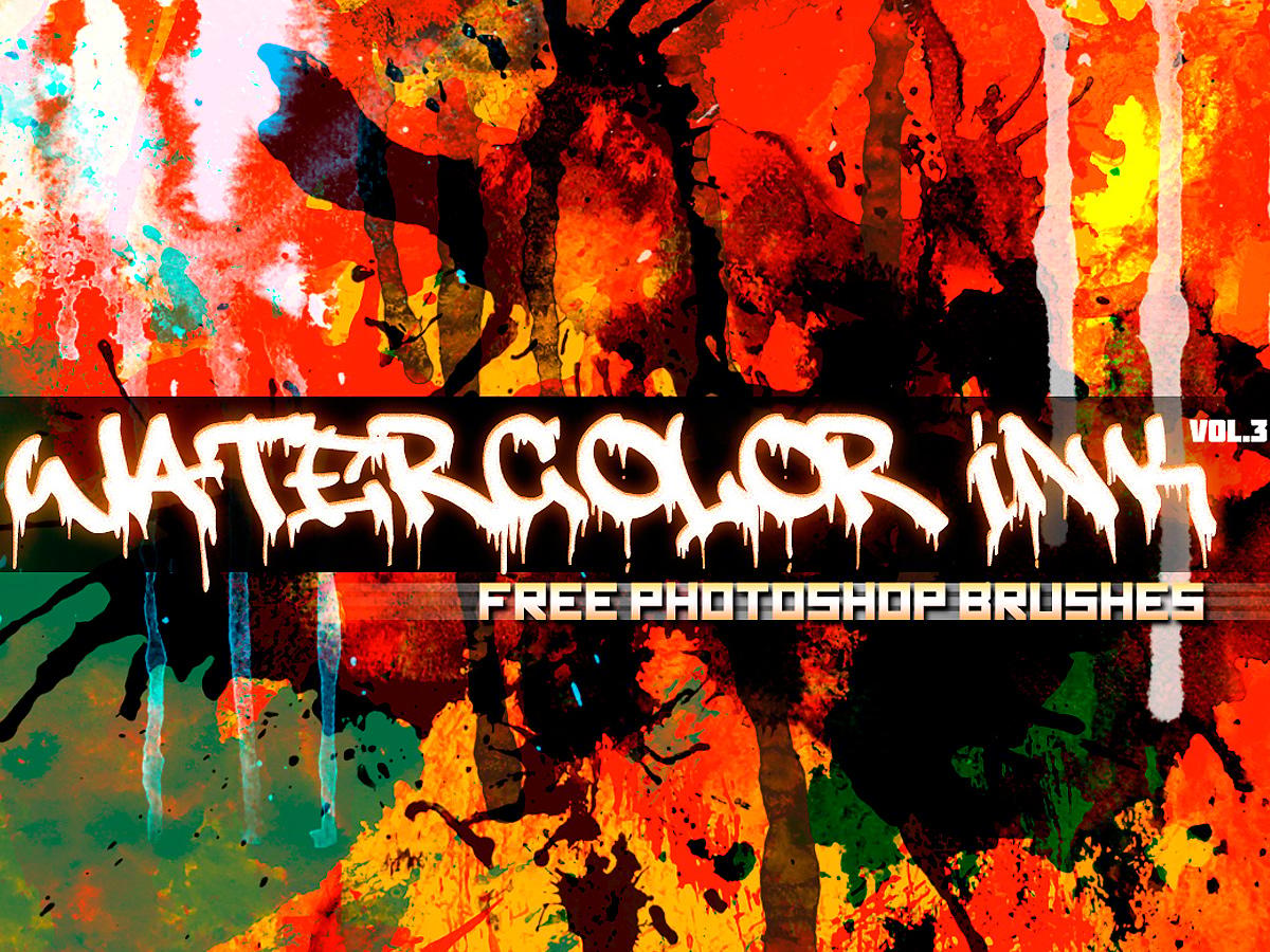 Watercolor & Ink brushes - Vol.3