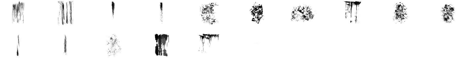 15 Paint Stroke Brushes - Schematic