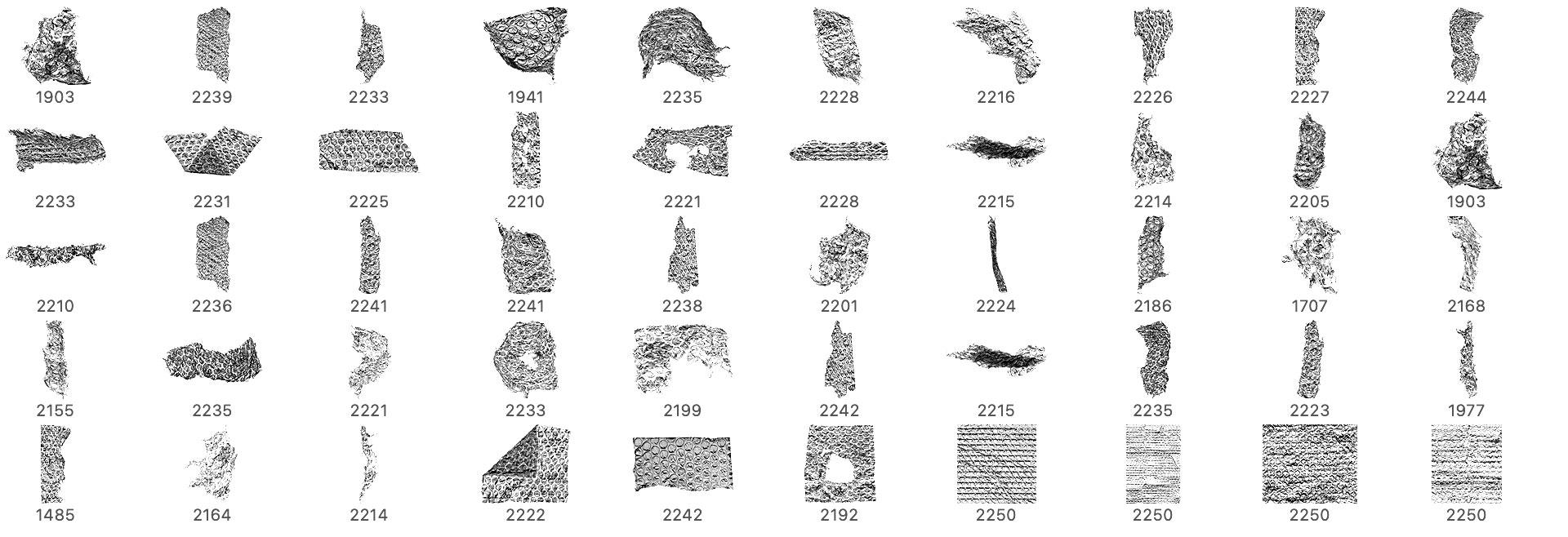 50 Bubble Wrap Photoshop Brushes - Schematic
