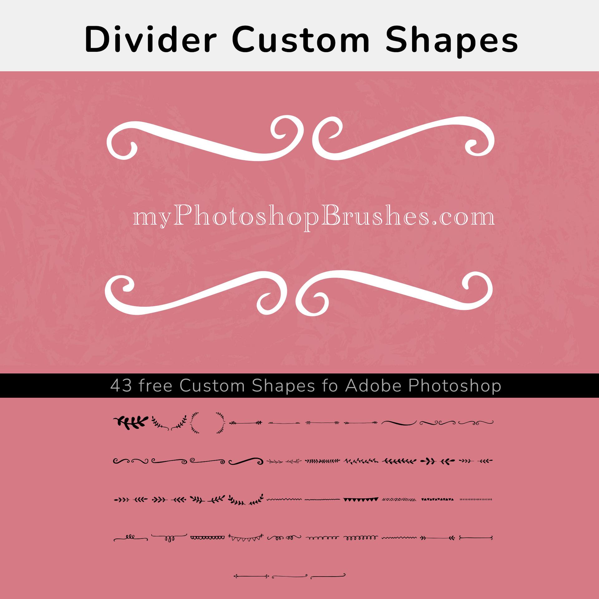 Divider Custom Shapes