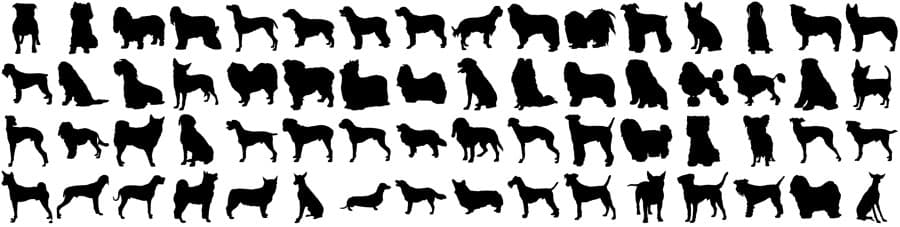 64 Free Dog Custom Shapes - Schematic