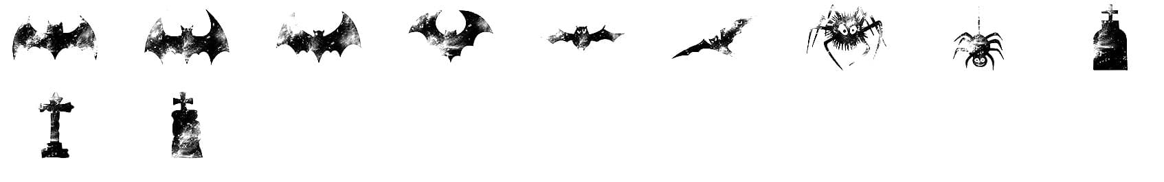 11 Halloween Brushes - Schematic
