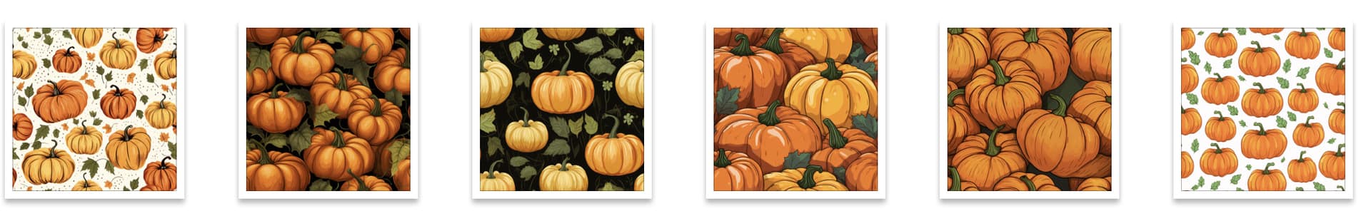 6 Pumpkin Patterns - Schematic
